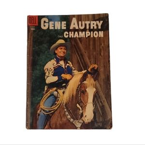 Gene Autry and Champion #102 VINTAGE Comic by Dell, August 1955